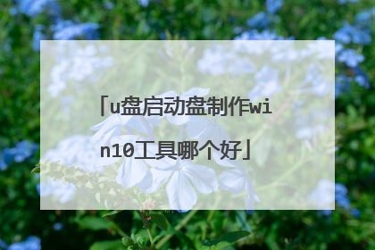 u盘启动盘制作win10工具哪个好