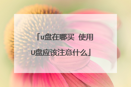 u盘在哪买 使用U盘应该注意什么