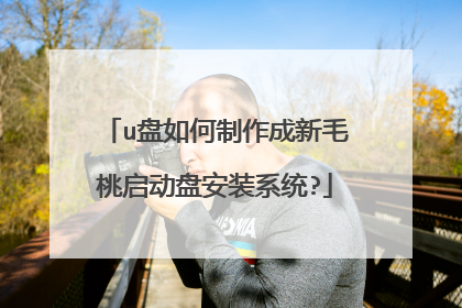 u盘如何制作成新毛桃启动盘安装系统?