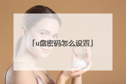 u盘密码怎么设置