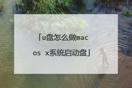 u盘怎么做mac os x系统启动盘