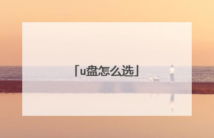 u盘怎么选