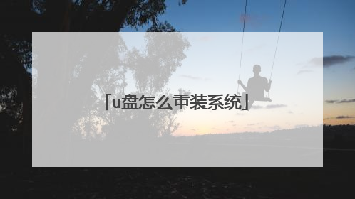 u盘怎么重装系统