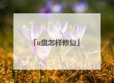 u盘怎样修复