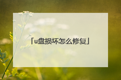 u盘损坏怎么修复