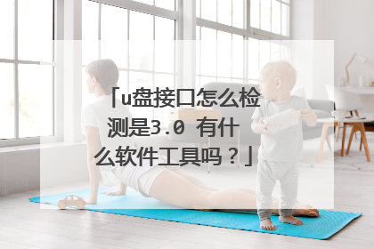 u盘接口怎么检测是3.0 有什么软件工具吗?