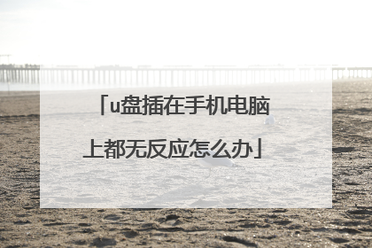 u盘插在手机电脑上都无反应怎么办