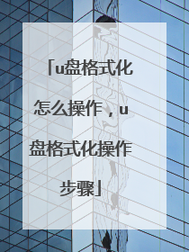 u盘格式化怎么操作,u盘格式化操作步骤