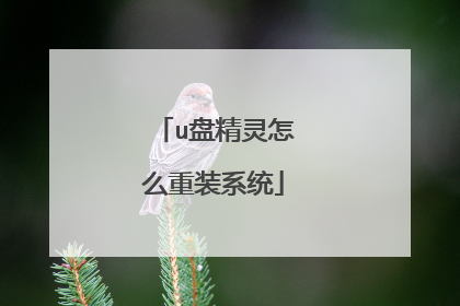 u盘精灵怎么重装系统