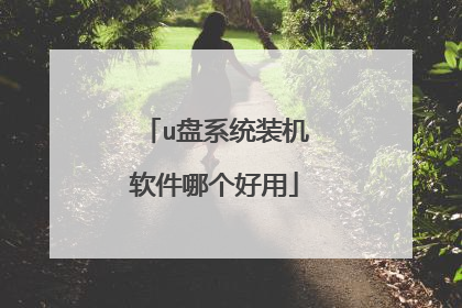 u盘系统装机软件哪个好用