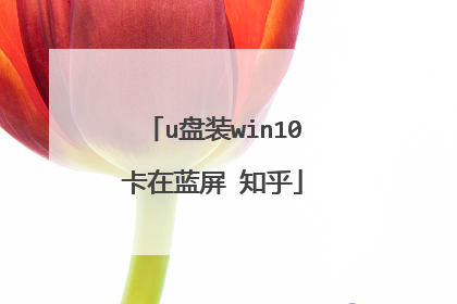 u盘装win10卡在蓝屏 知乎