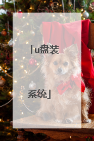 u盘装系统