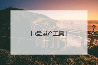u盘量产工具