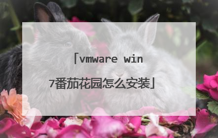 vmware win7番茄花园怎么安装