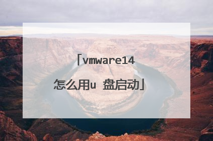 vmware14怎么用u 盘启动