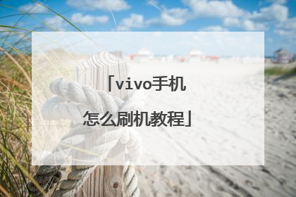 vivo手机怎么刷机教程