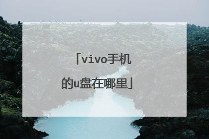 vivo手机的u盘在哪里
