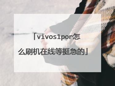 vivos1por怎么刷机在线等挺急的