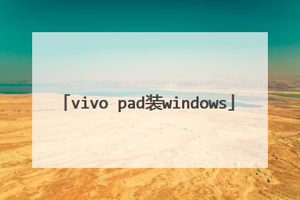 vivo pad装windows