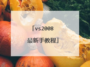vs2008 最新手教程