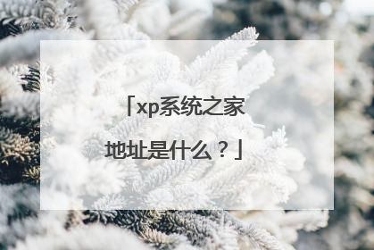 xp系统之家地址是什么?